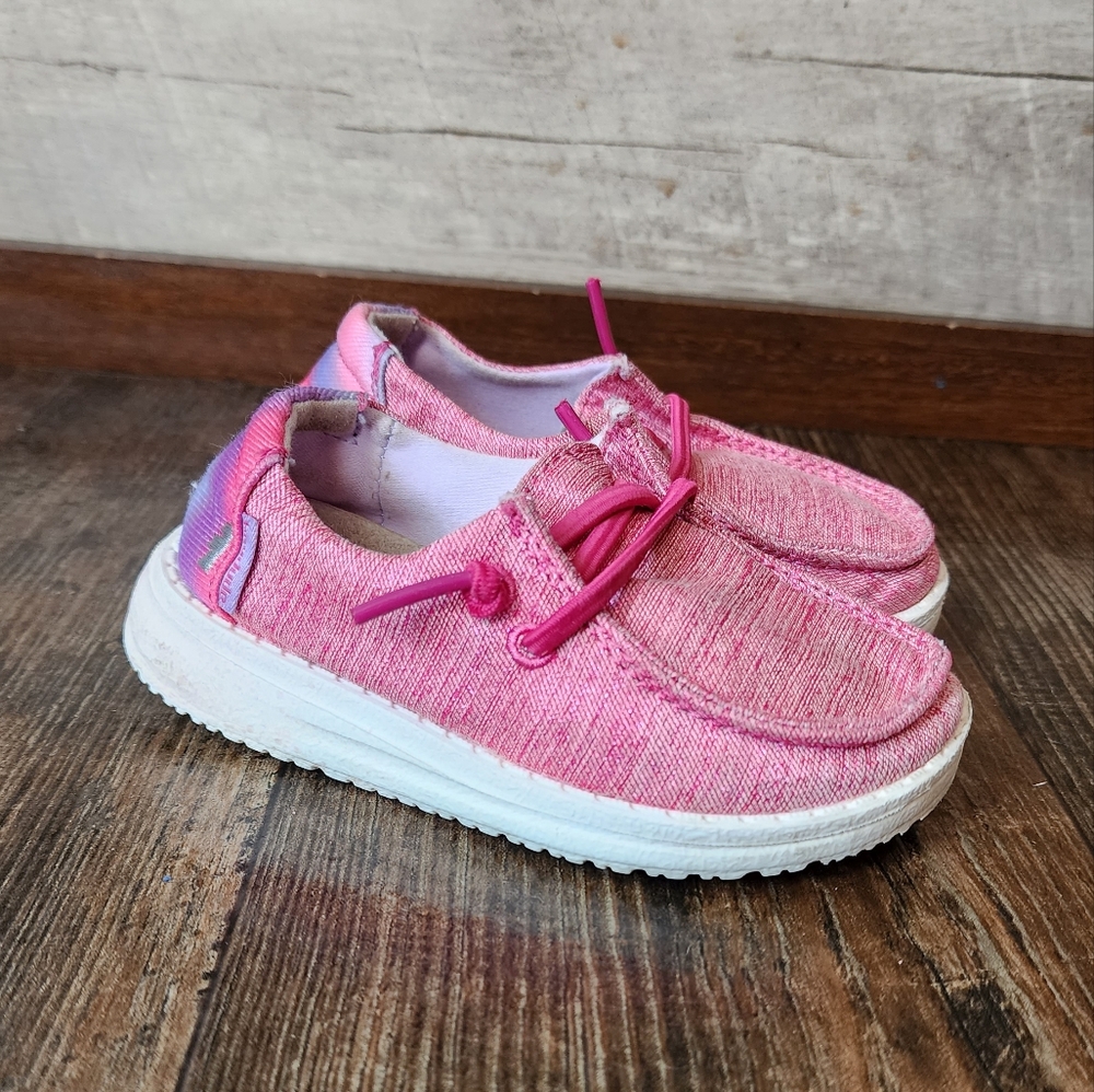 Hey Dudes Pink Kids Shoes Toddler 7